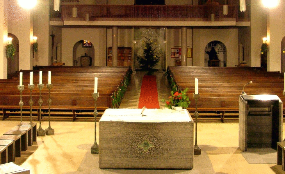 Innenraum von vorn